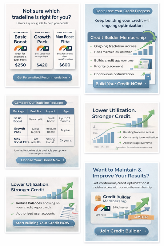 Credit Builder Membership – Ongoing Credit Profile Support