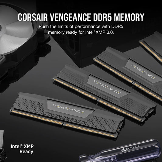 Corsair Vengeance 64GB (2x32GB) DDR5 6400MT/s CL42 Intel XMP Memory Kit